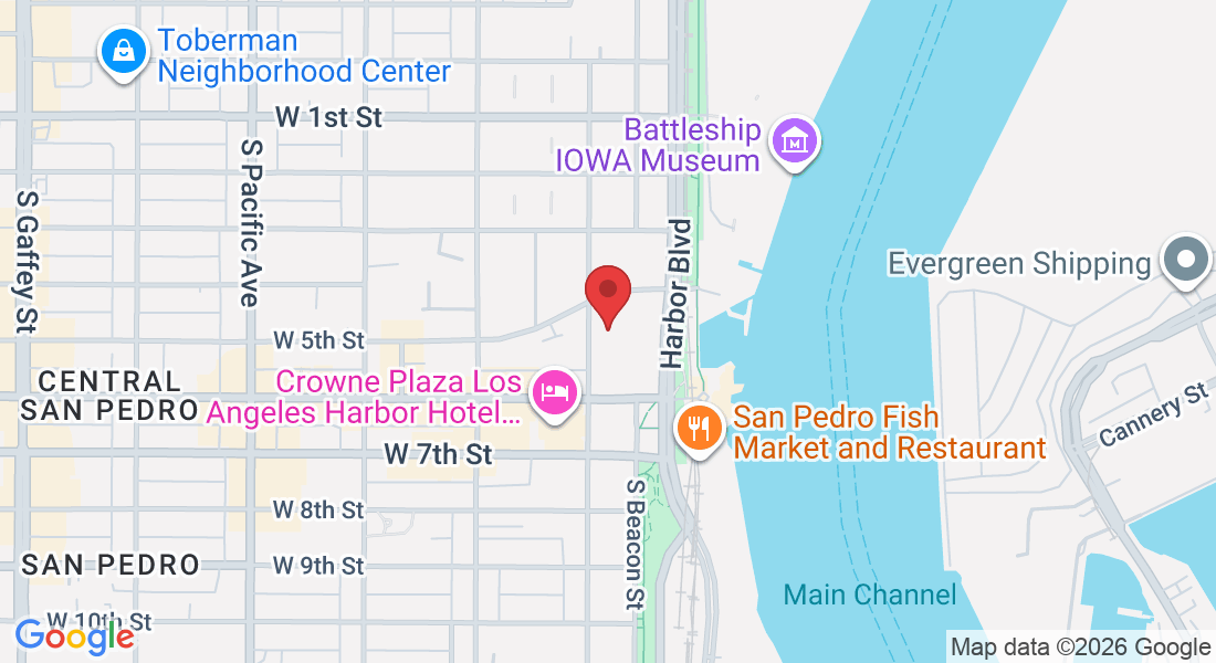 Map — 550 S Palos Verdes St, San Pedro, CA